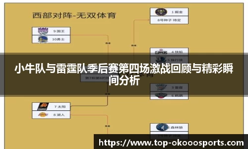 小牛队与雷霆队季后赛第四场激战回顾与精彩瞬间分析